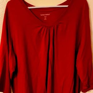 Woman Within 3/4 sleeve top